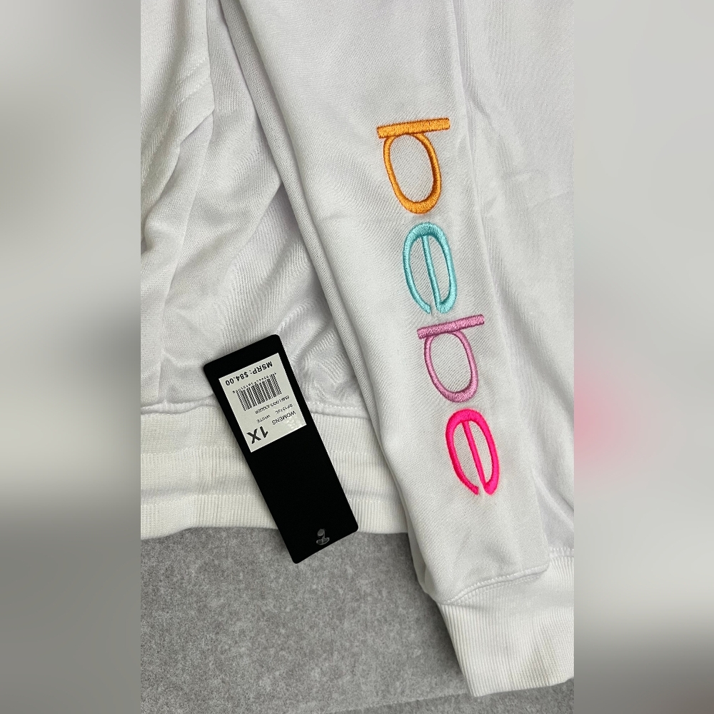 Bebe White Lightweight Joggers
